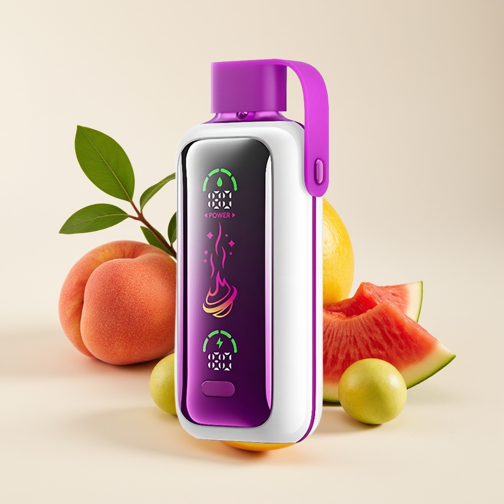 VOZOL Star 20000 Hembusan Skrin HD 2.2'' Mod Dual Mesh Bateri 650mAh Nikotin 0mg/ml,20mg/ml,50mg/ml Pic Mangga Tembikai