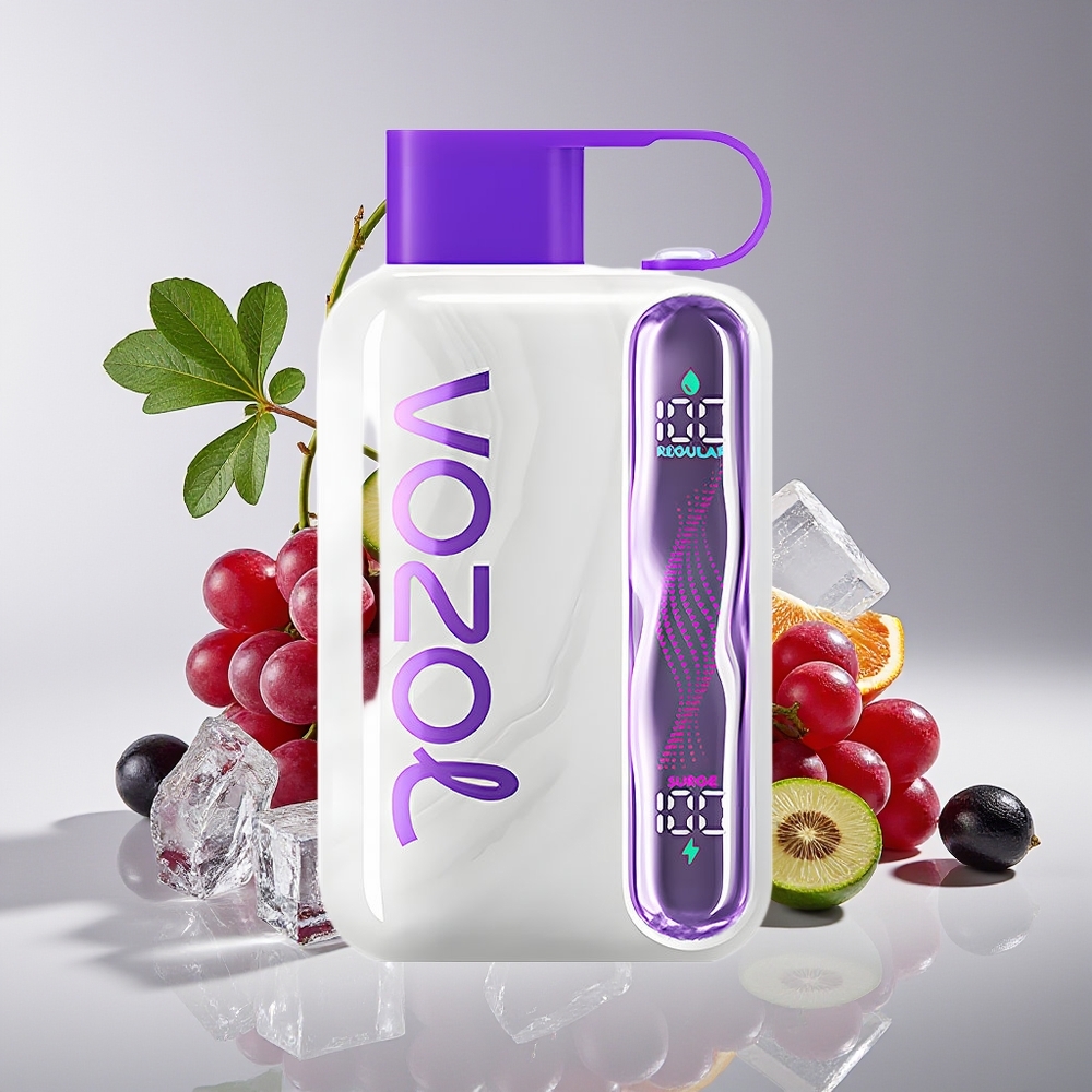 VOZOL STAR 40000 Hisap Vape Ais Anggur 1000mAh Type-C 20/50mg/ml