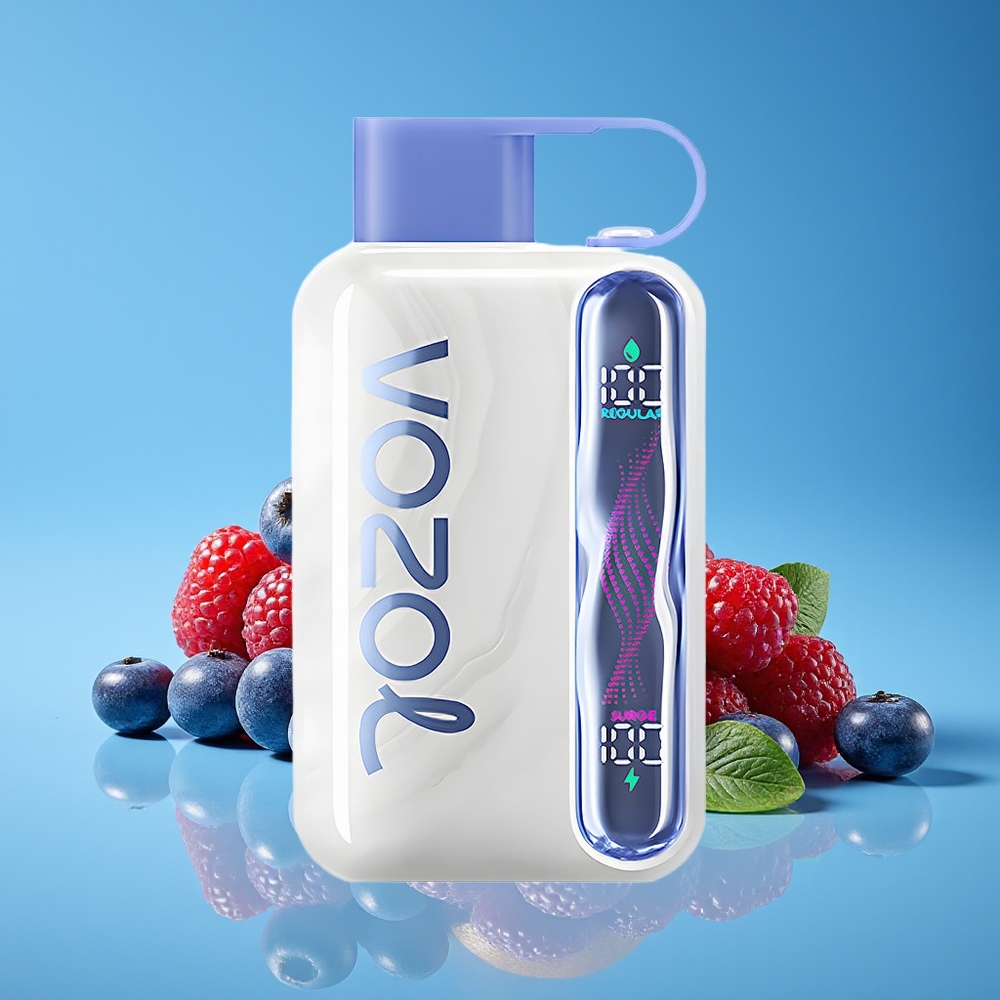 VOZOL STAR 40000 Hisap Vape Biru Razz Ais 1000mAh Type-C 20/50mg/ml