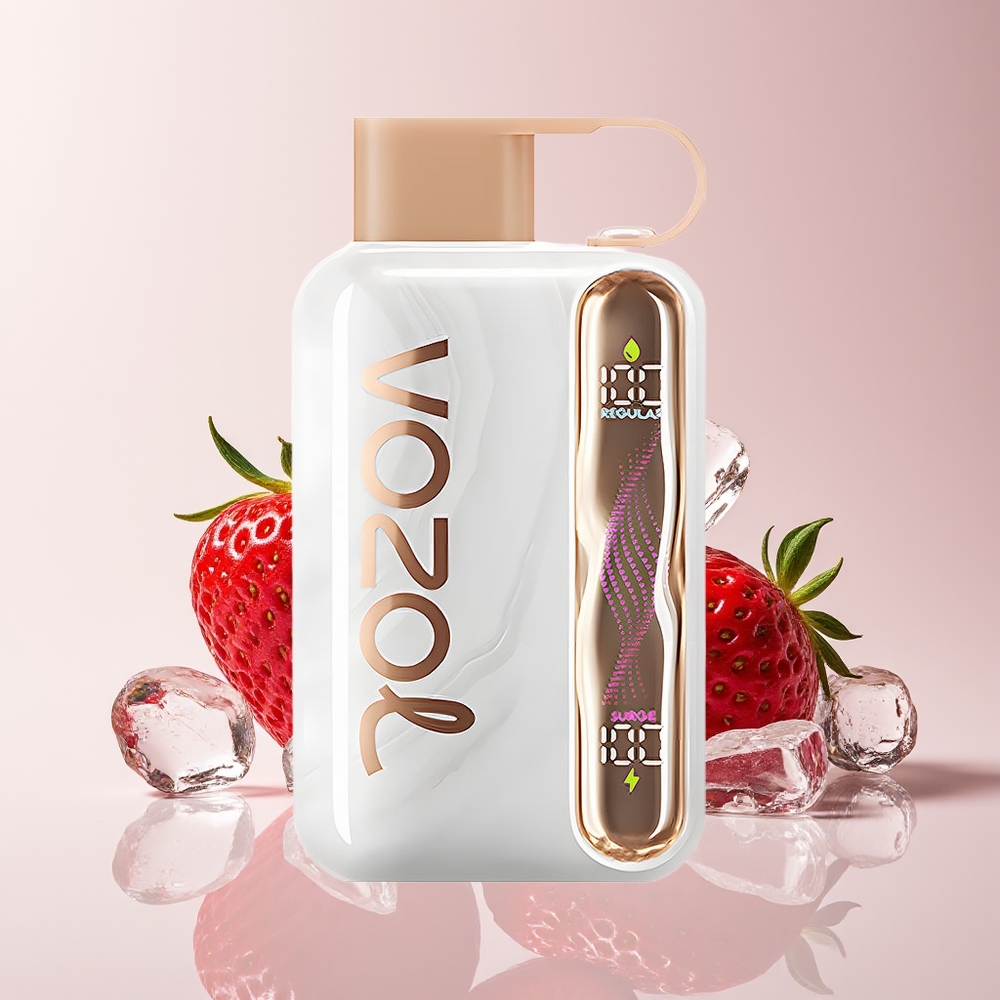 VOZOL STAR 40000 Hisap Vape Strawberry Ais 1000mAh Type-C 20/50mg/ml