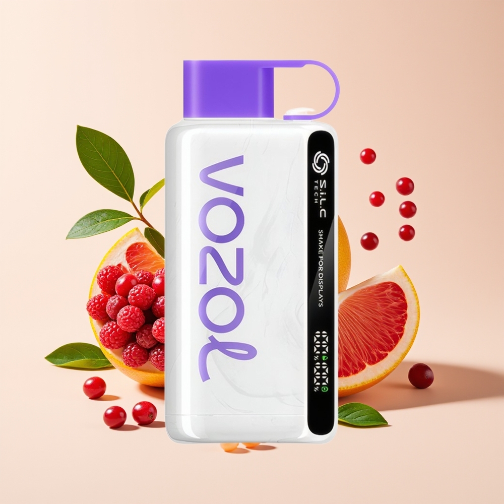 VOZOL STAR 9000/12000 Hisap Vape Krandberi Mangga Limau Gedang S.i.L.C TECH Perlindungan Mulut Caj Pantas 650mAh