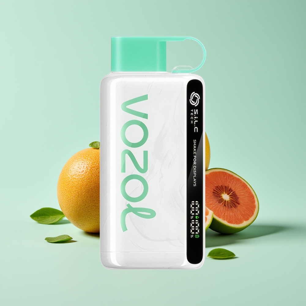 VOZOL STAR 9000/12000 Hisap Vape Pudina Sejuk dengan Paparan Goncang, Teknologi S.i.L.C, Perlindungan Mouthpiece, 650mAh, Nikotin 0/20/50mg/ml