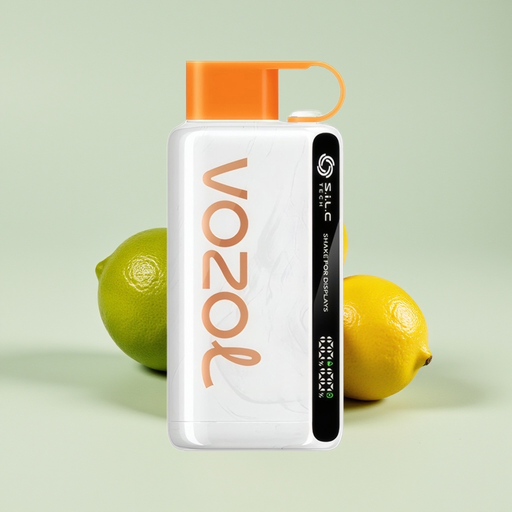 VOZOL STAR 9000/12000 Vape Pakai Buang Limau Nipis Kapasiti Bateri 650mAh Teknologi S.i.L.C Pengecasan 30% Pantas