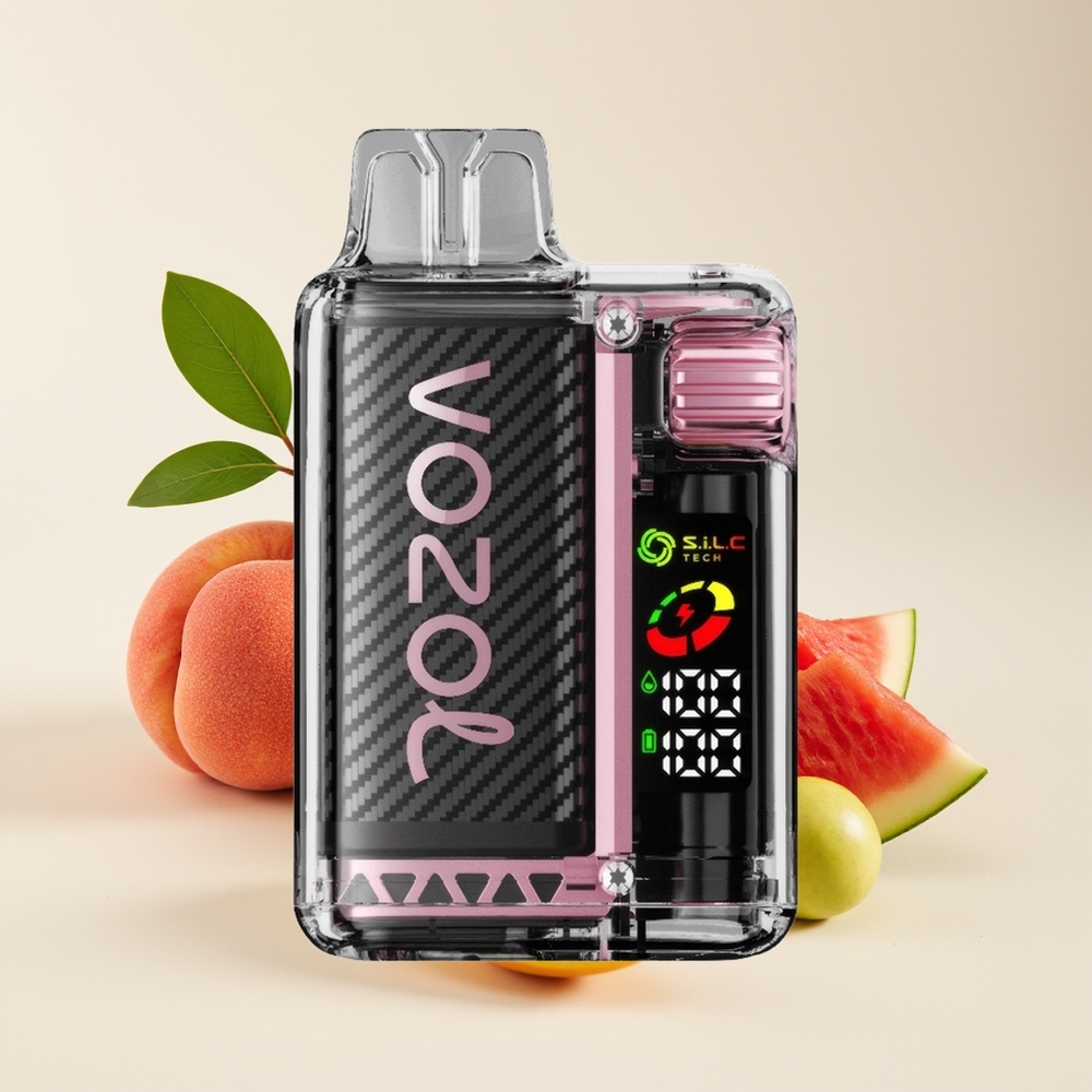 VOZOL Vista 20000 Hisap Picu Boleh Dicas Semula OLED Skrin Buah Peach Mangga Tembikai